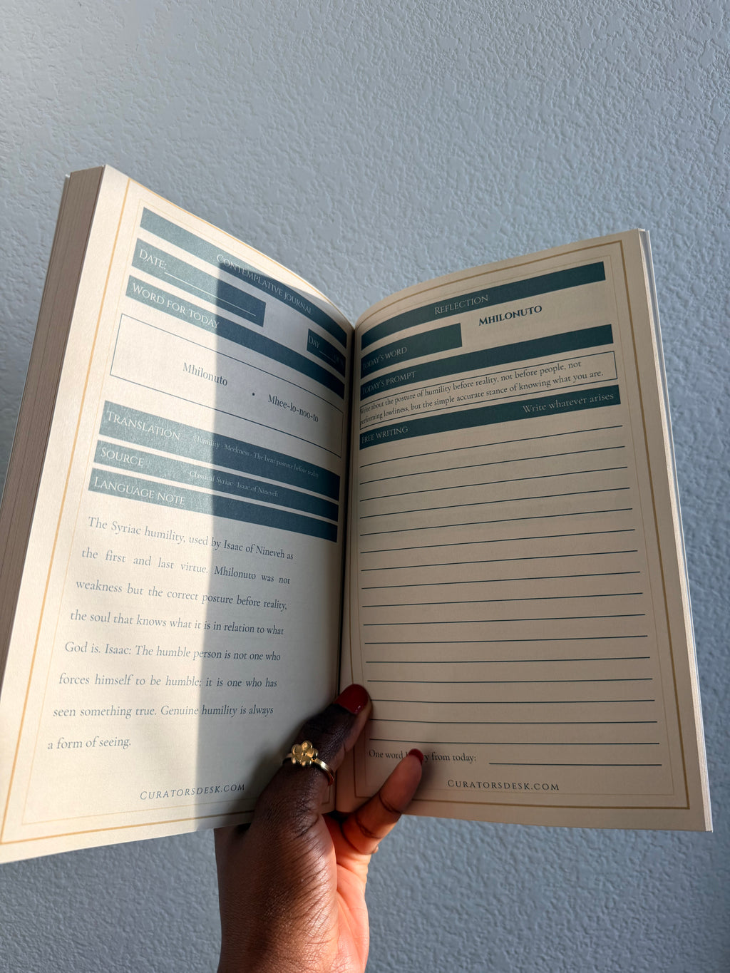 Contemplative Scholar’s Journal — 90-Day Lectio Divina Practice Across Five Ancient Languages