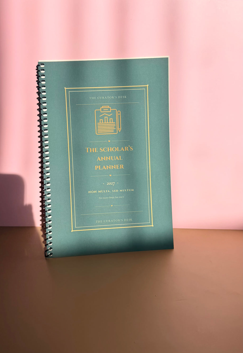 Scholar’s Annual Reading Planner — 23-Page Physical Reading Planner (Coil Bound)
