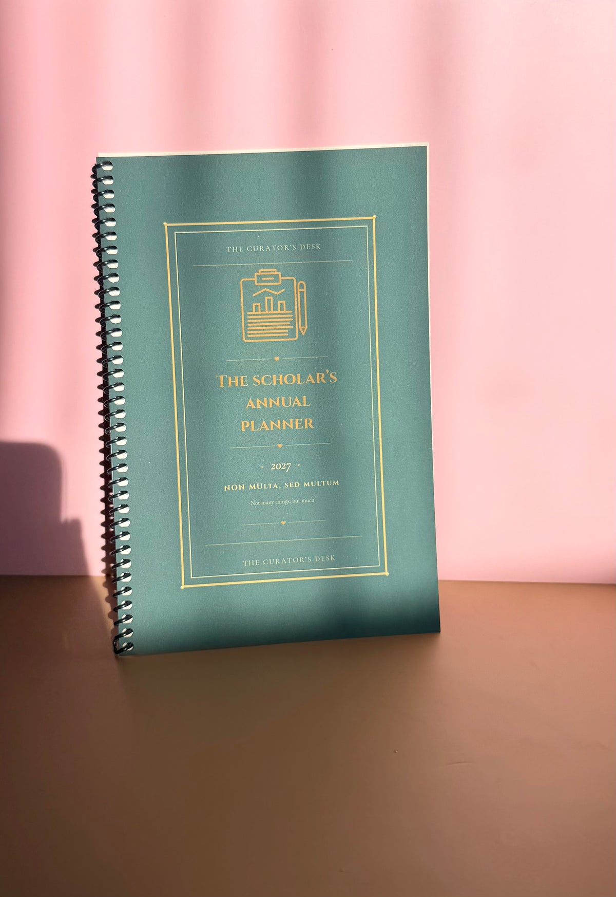 Scholar’s Annual Reading Planner — 23-Page Physical Reading Planner (Coil Bound)
