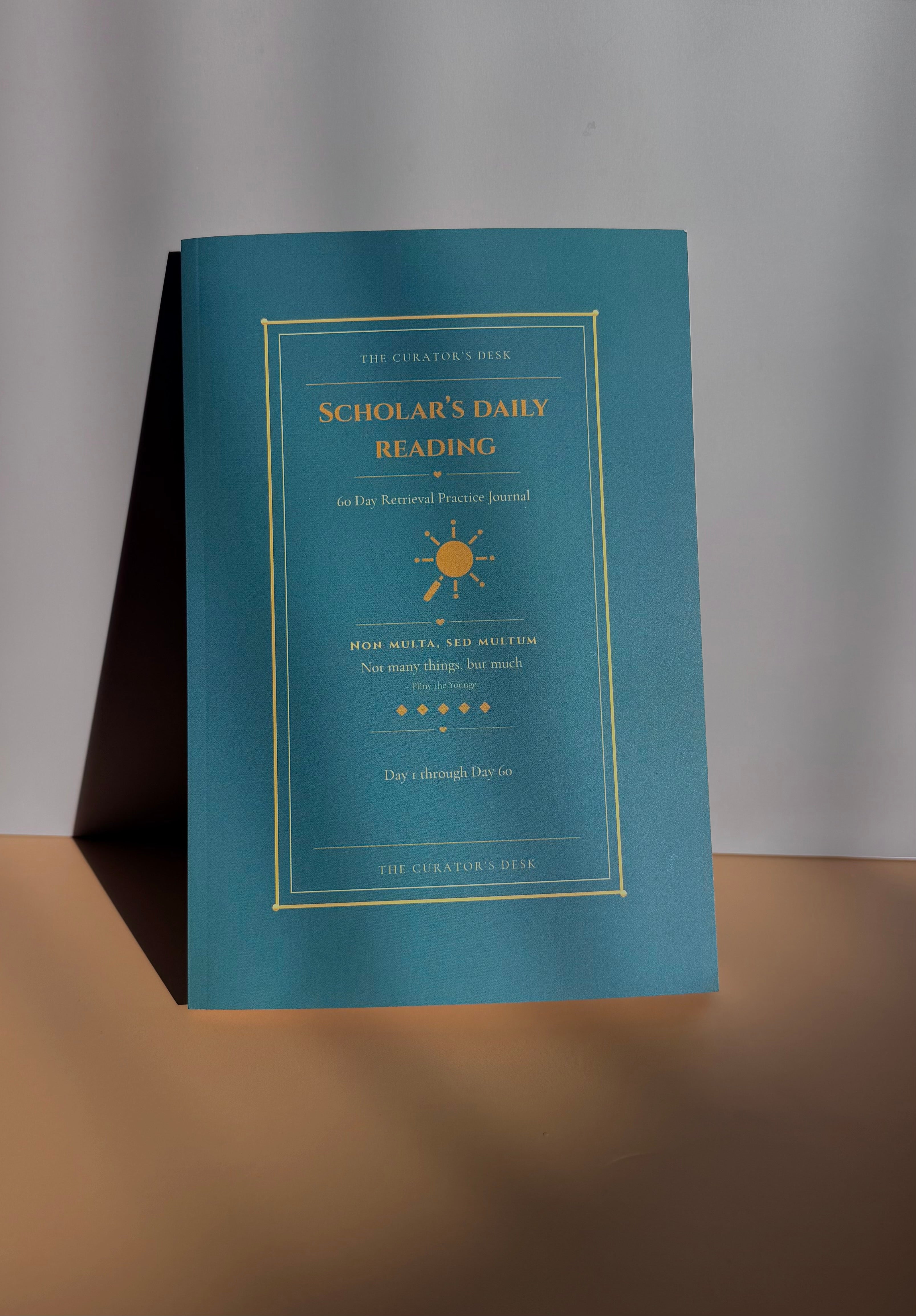 Scholar’s Daily Reading Log — 60-Day Physical Reading Journal