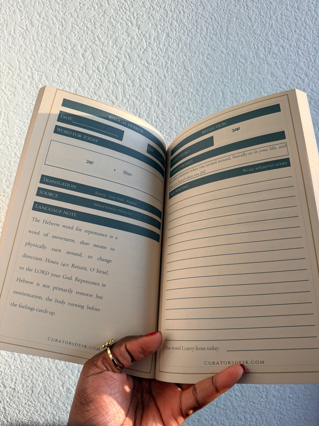 Ancient Scholar’s Ancient Hebrew Reflection Journal — 90-Day Scripture Language Study