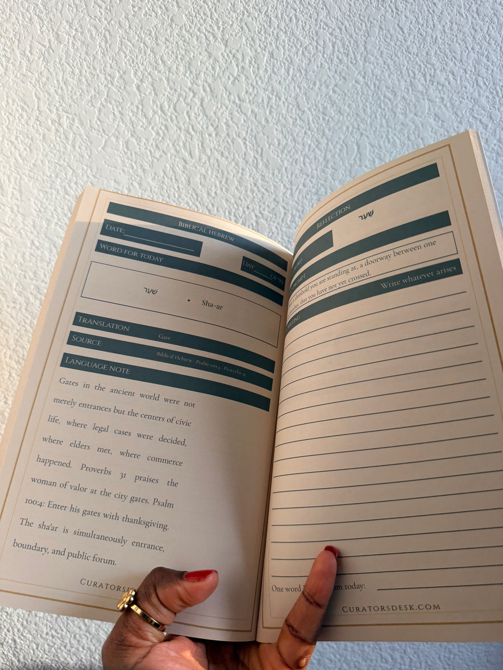 Ancient Scholar’s Ancient Hebrew Reflection Journal — 90-Day Scripture Language Study