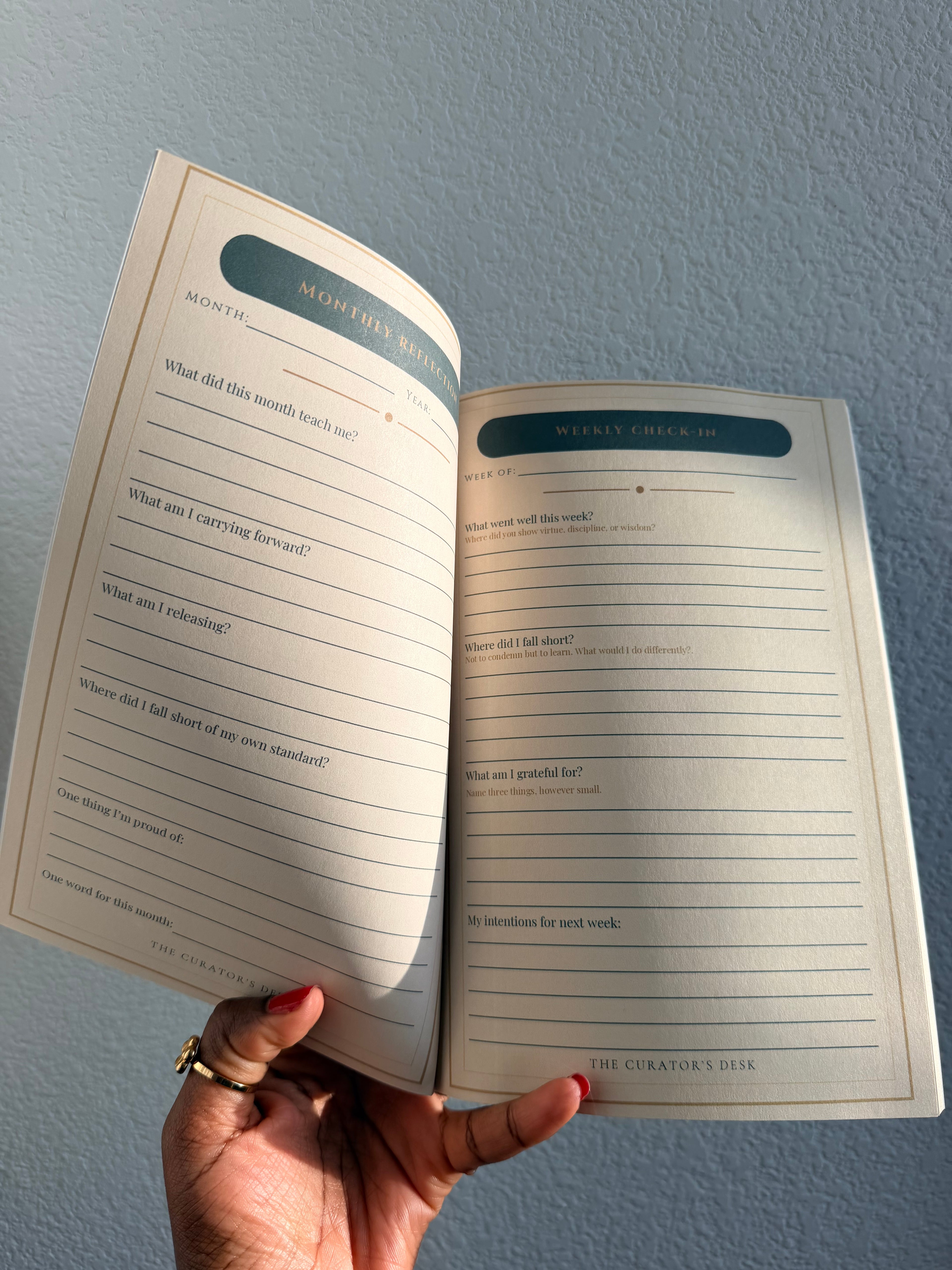 Scholar’s Self-Reflection Journal — Guided Reflection Journal
