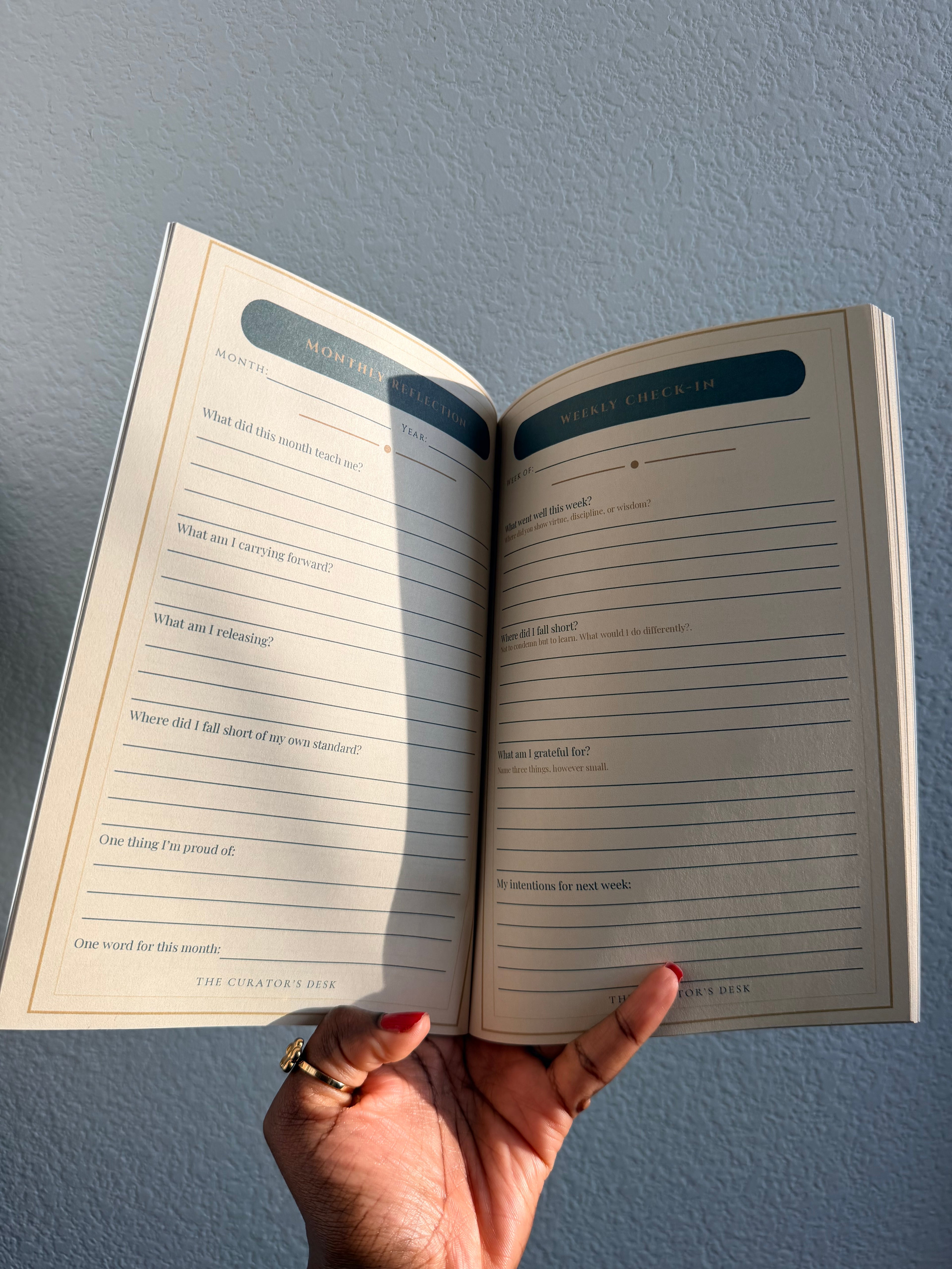 Scholar’s Self-Reflection Journal — Guided Reflection Journal