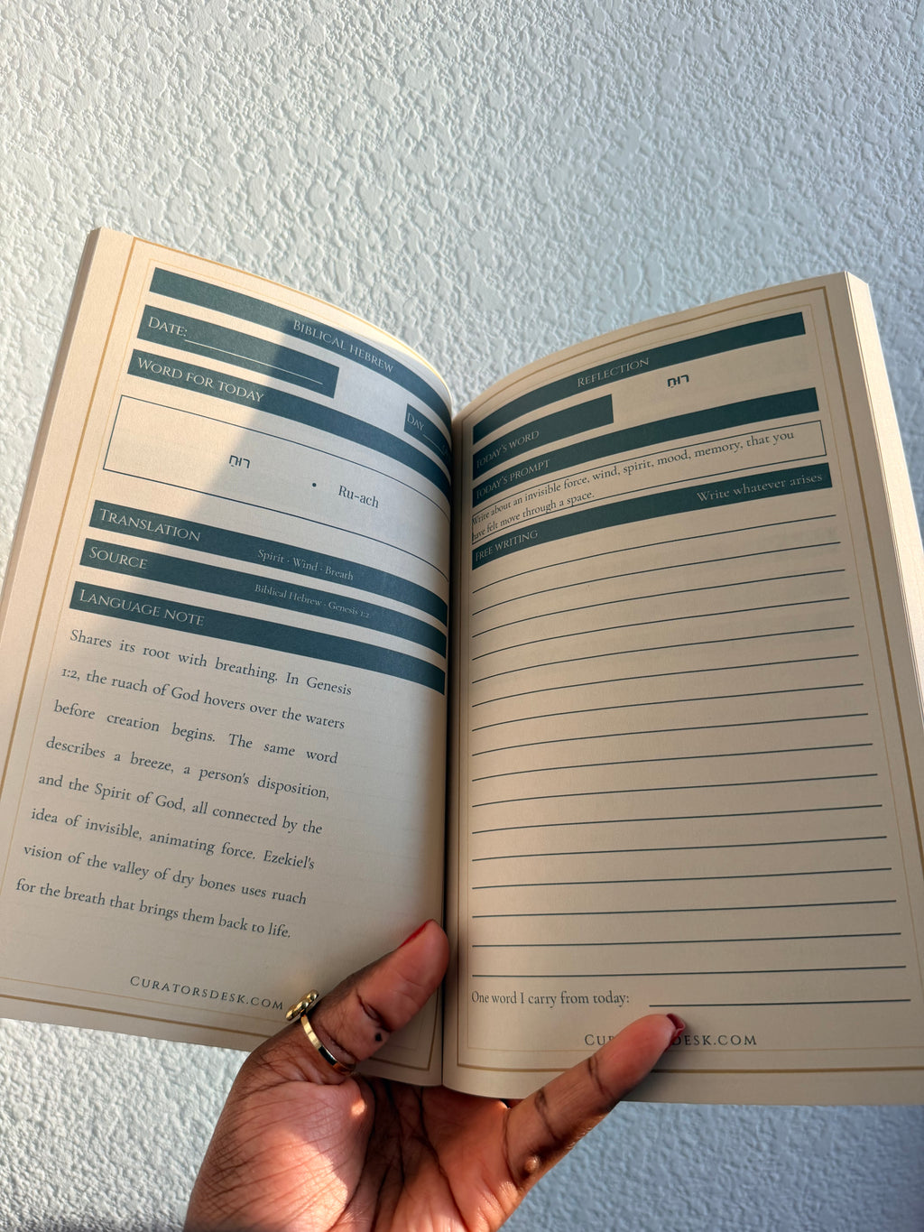 Ancient Scholar’s Ancient Hebrew Reflection Journal — 90-Day Scripture Language Study