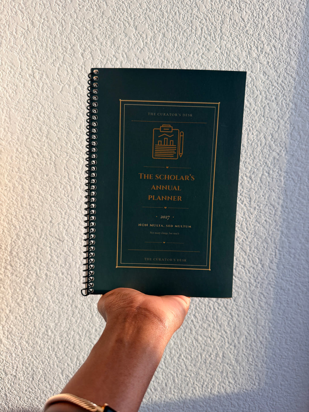 Scholar’s Annual Reading Planner — 23-Page Physical Reading Planner (Coil Bound)