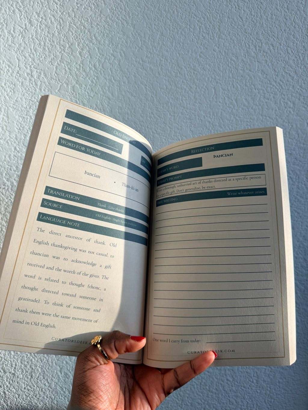 Ancient Scholar’s Old English Reflection Journal — 90-Day Anglo-Saxon Language Study