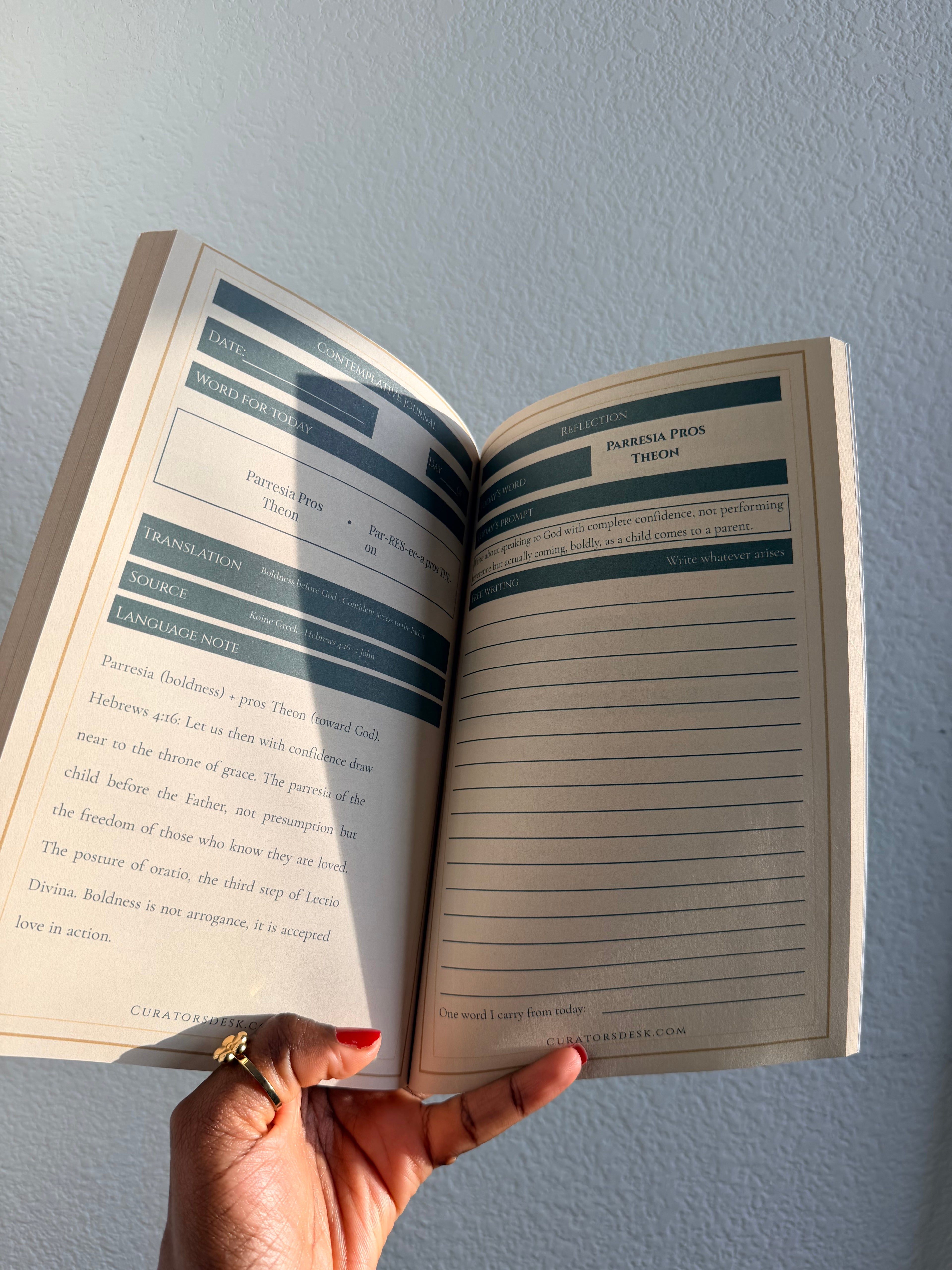 Contemplative Scholar’s Journal — 90-Day Lectio Divina Practice Across Five Ancient Languages