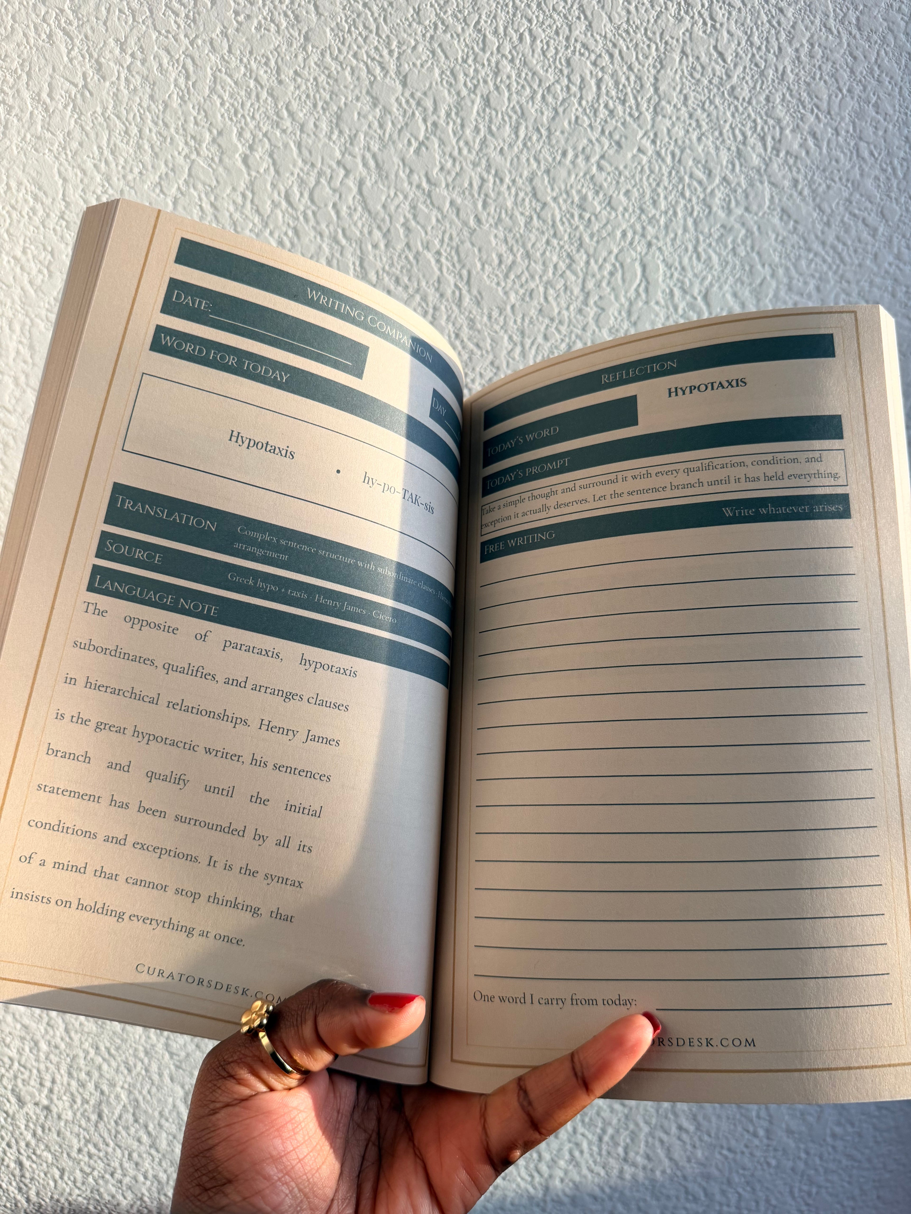 Scholar’s Writing Companion Journal — 90 Days of Literary and Rhetorical Concepts