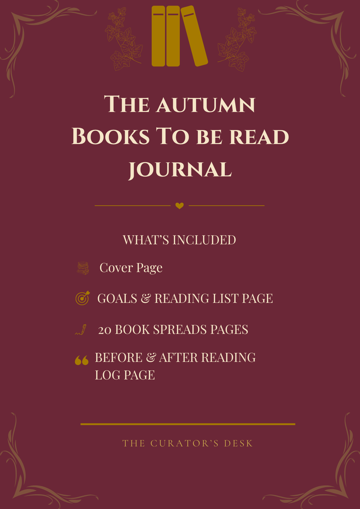 Autumn TBR Journal