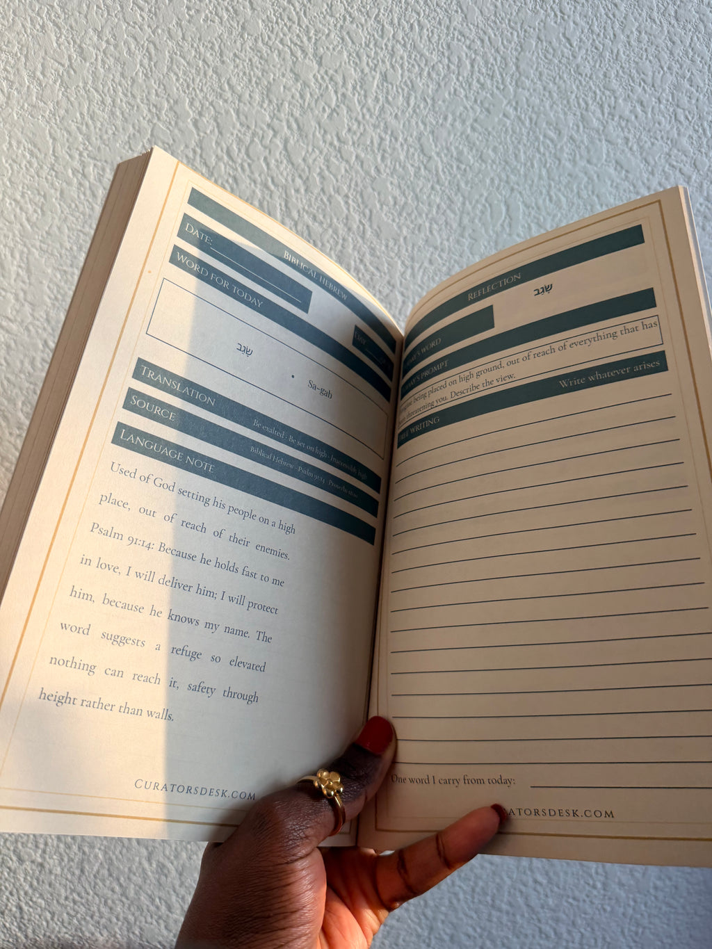 Ancient Scholar’s Ancient Hebrew Reflection Journal — 90-Day Scripture Language Study