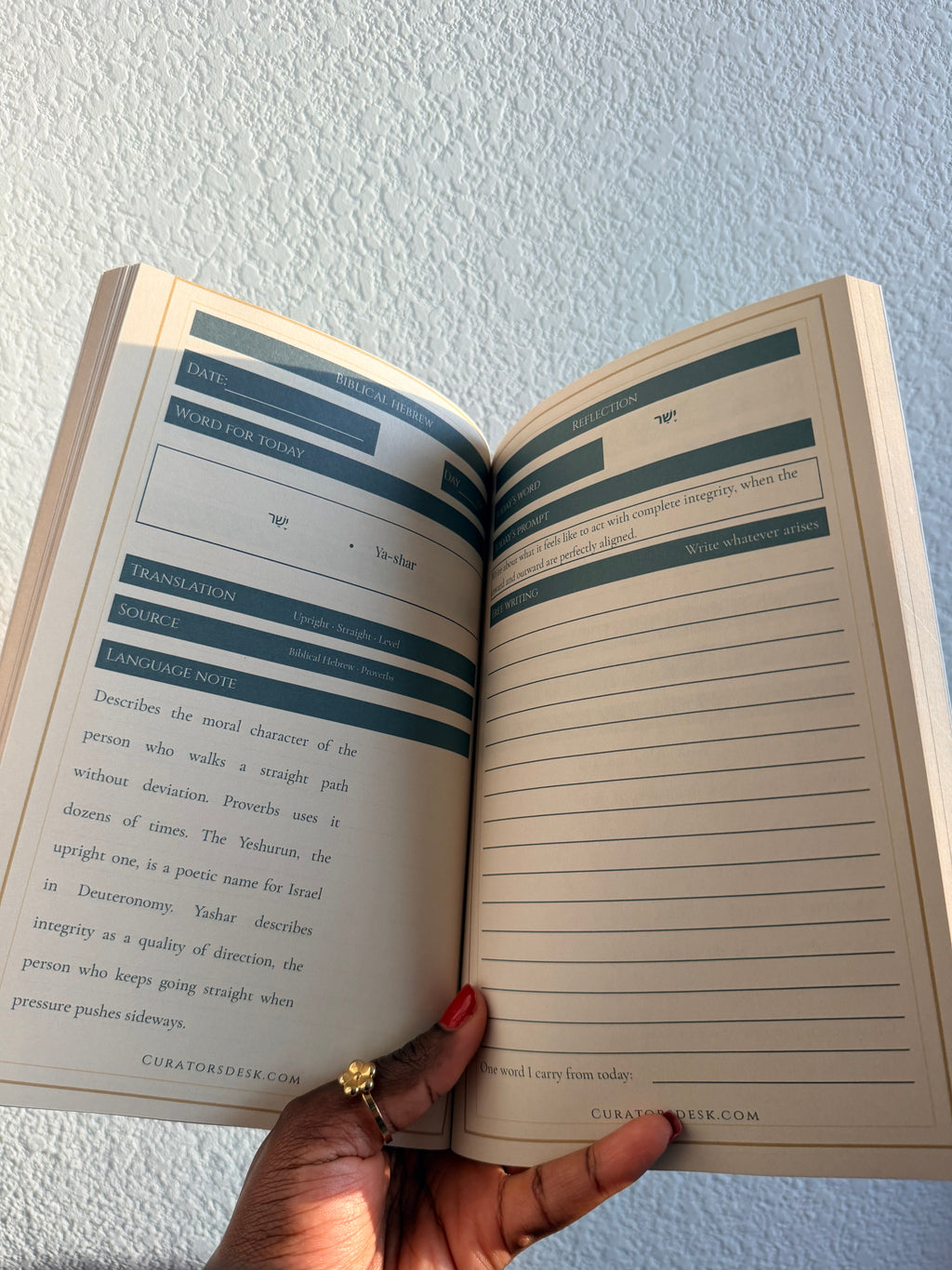 Ancient Scholar’s Ancient Hebrew Reflection Journal — 90-Day Scripture Language Study