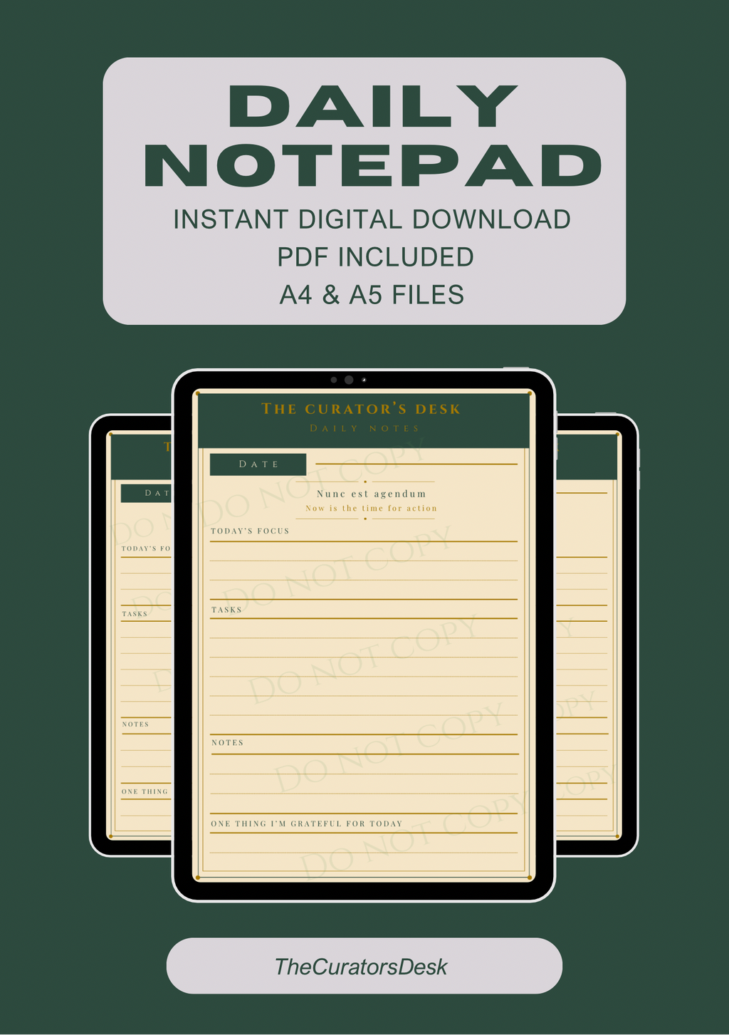Scholar’s Daily Notepad