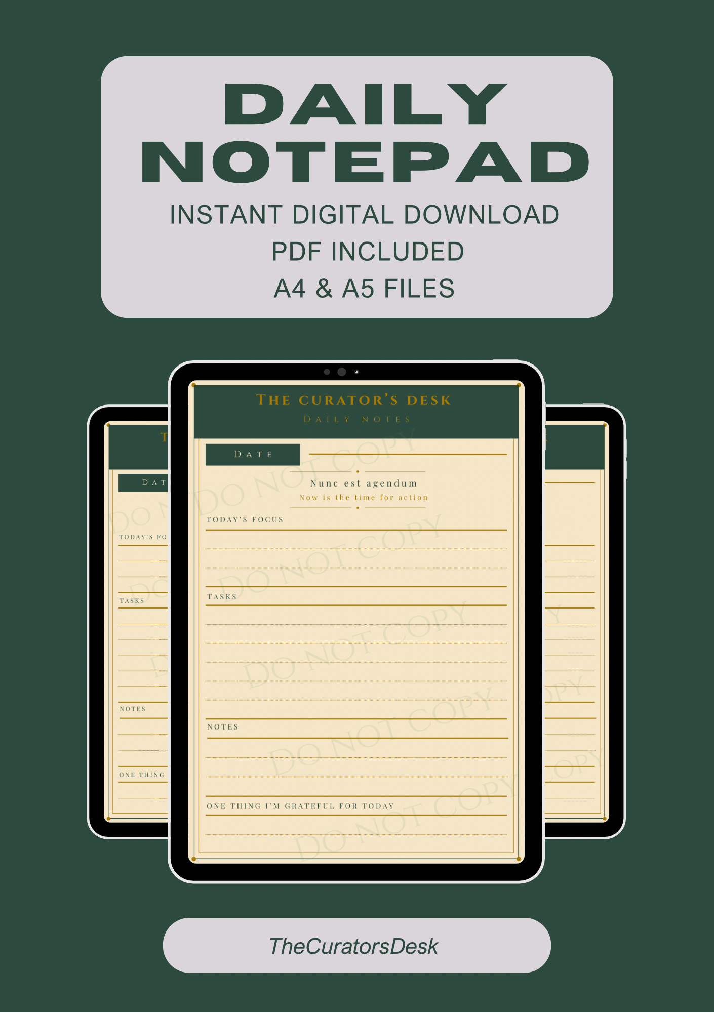 Scholar’s Daily Notepad