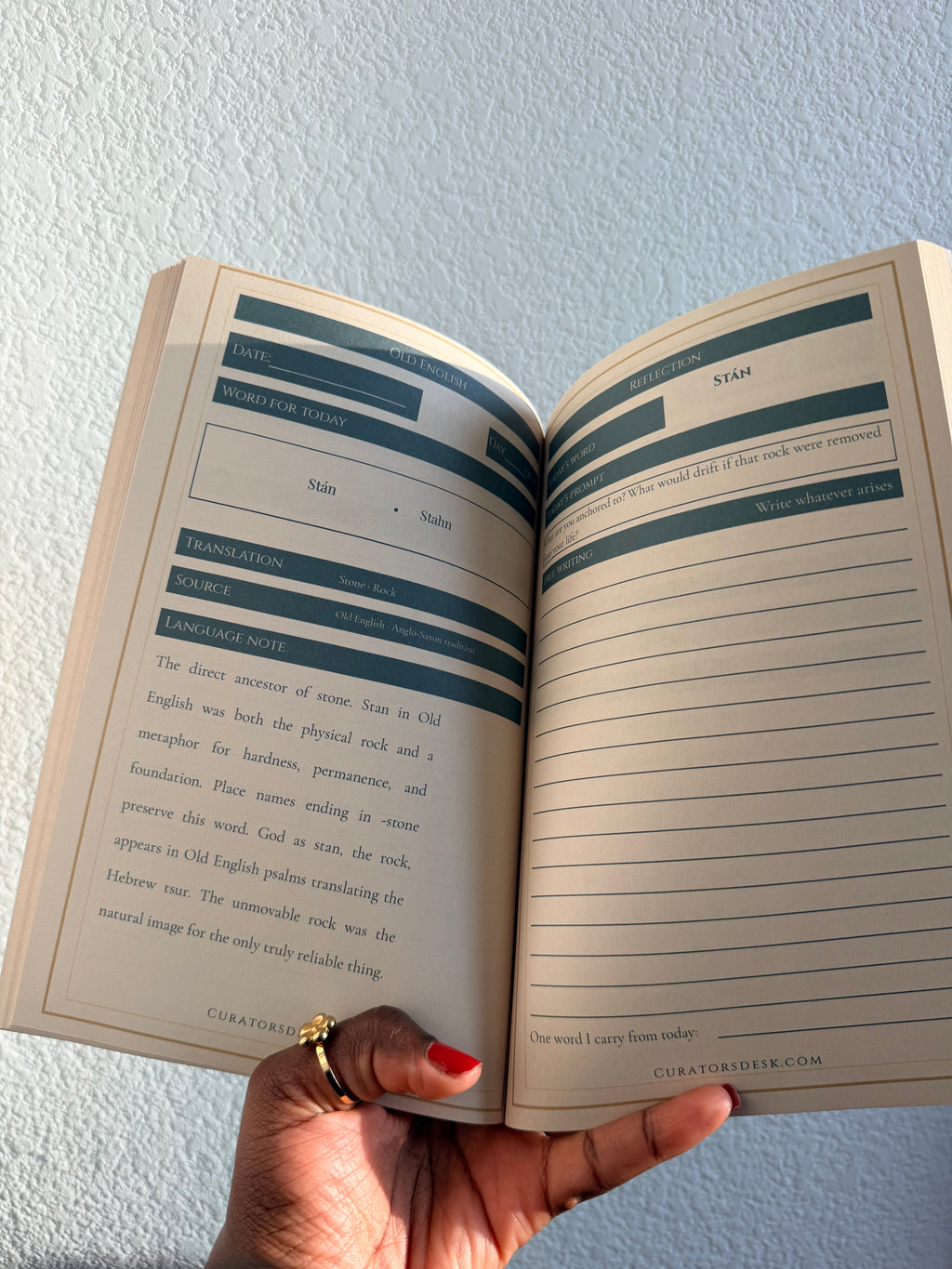 Ancient Scholar’s Old English Reflection Journal — 90-Day Anglo-Saxon Language Study