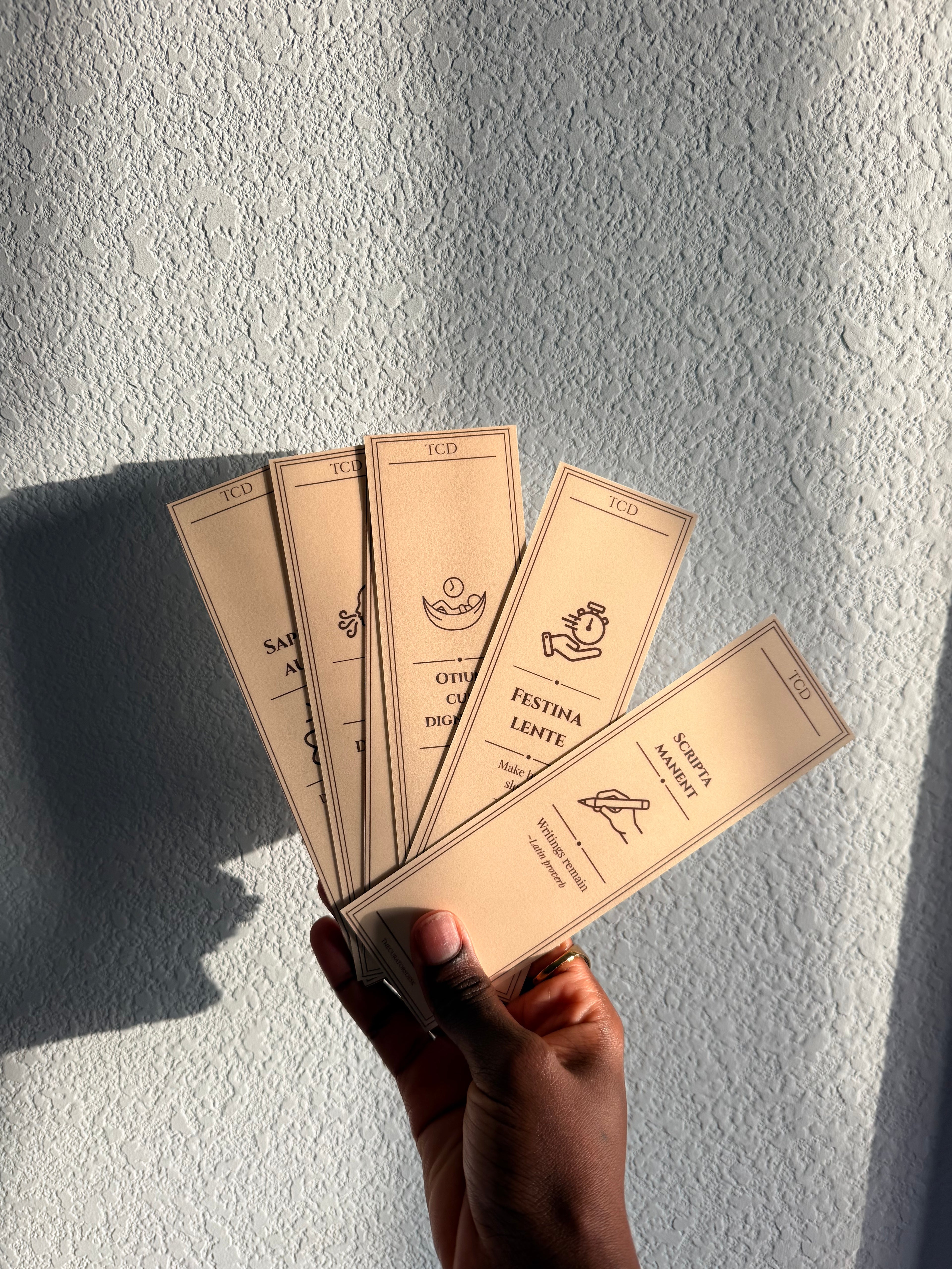 Scholar Bookmark Set II — Literary Parchment
