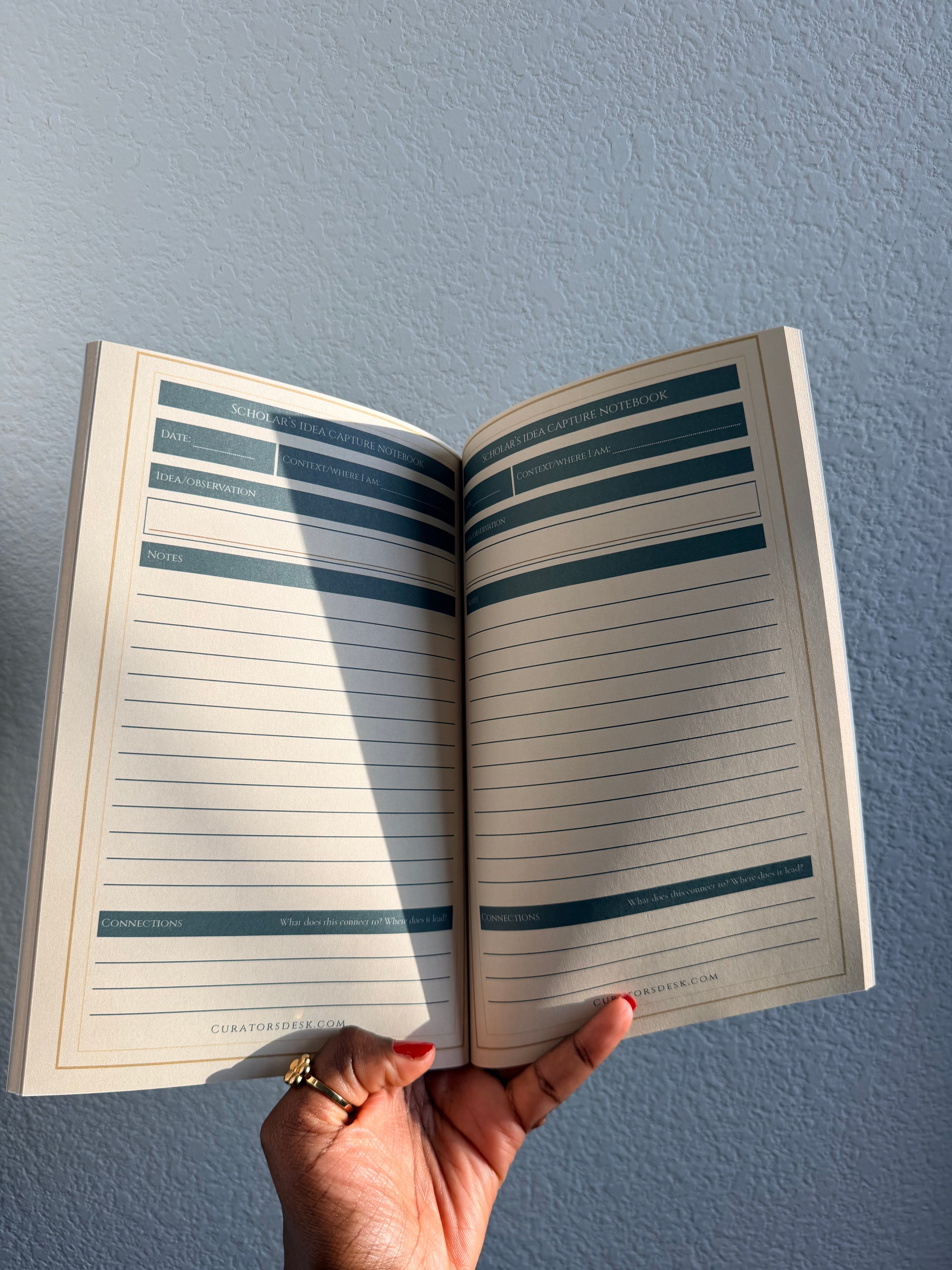 Scholar’s Idea Capture Notebook — 60 Pages for the Thoughts That Cannot Wait