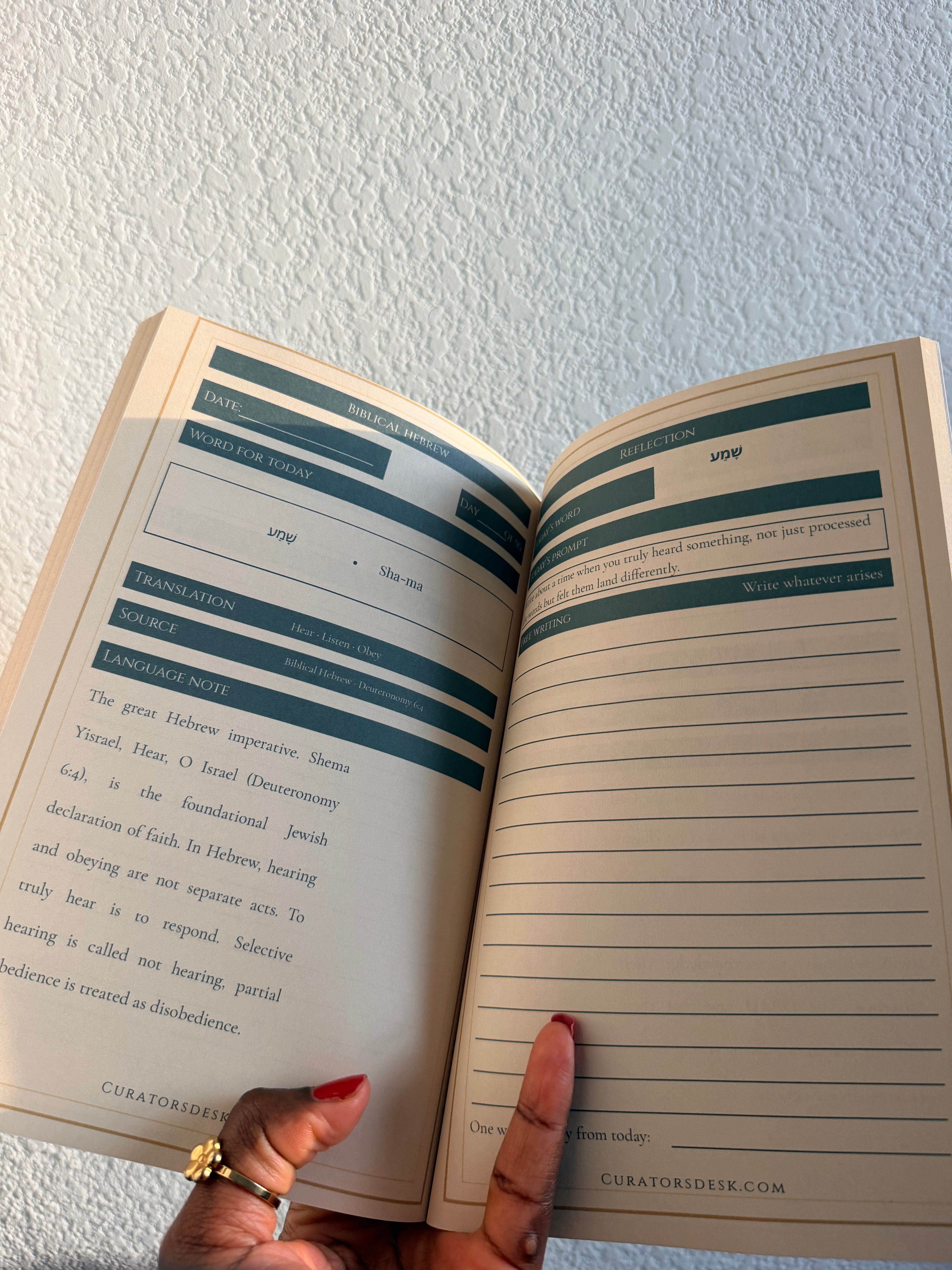 Ancient Scholar’s Ancient Hebrew Reflection Journal — 90-Day Scripture Language Study