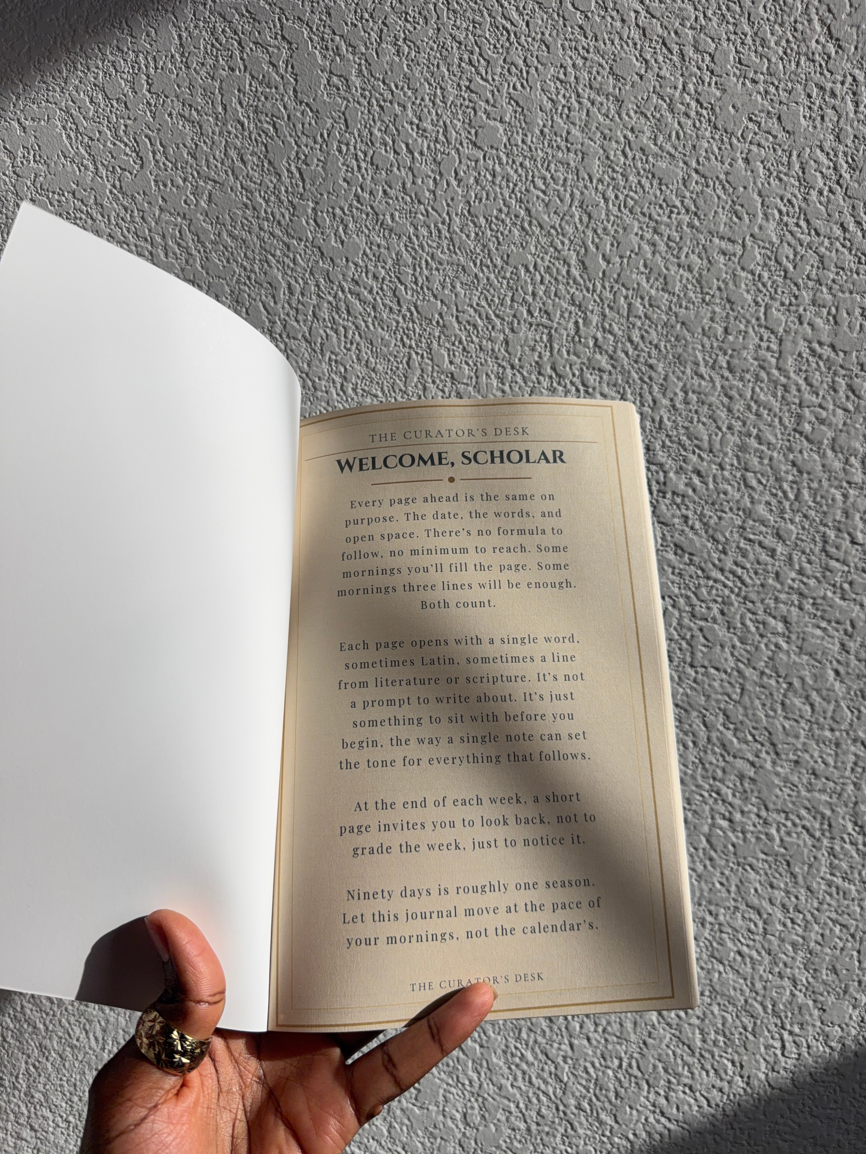 Scholar’s Morning Reflection Journal