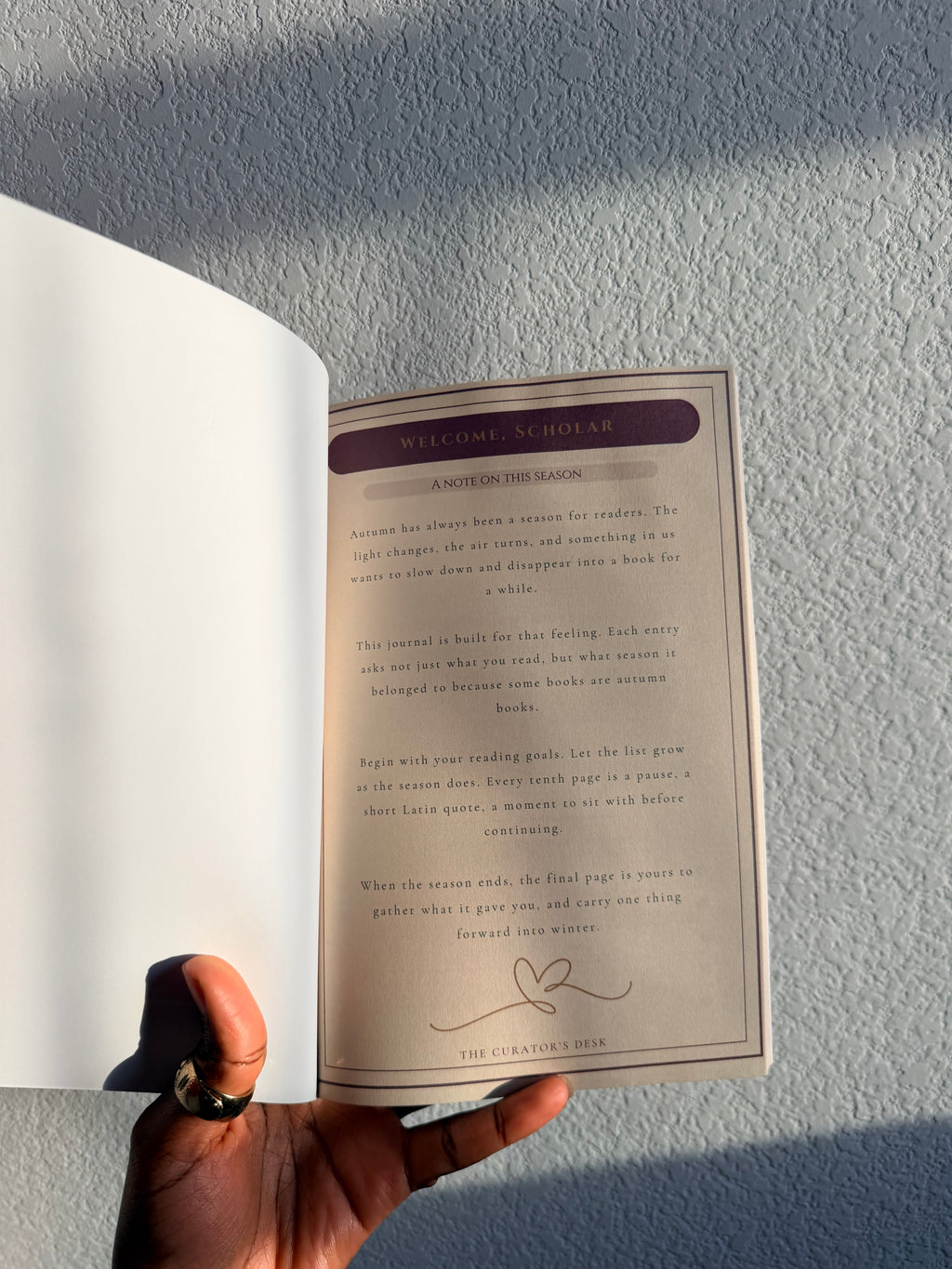 Autumn Scholar’s Reading Journal