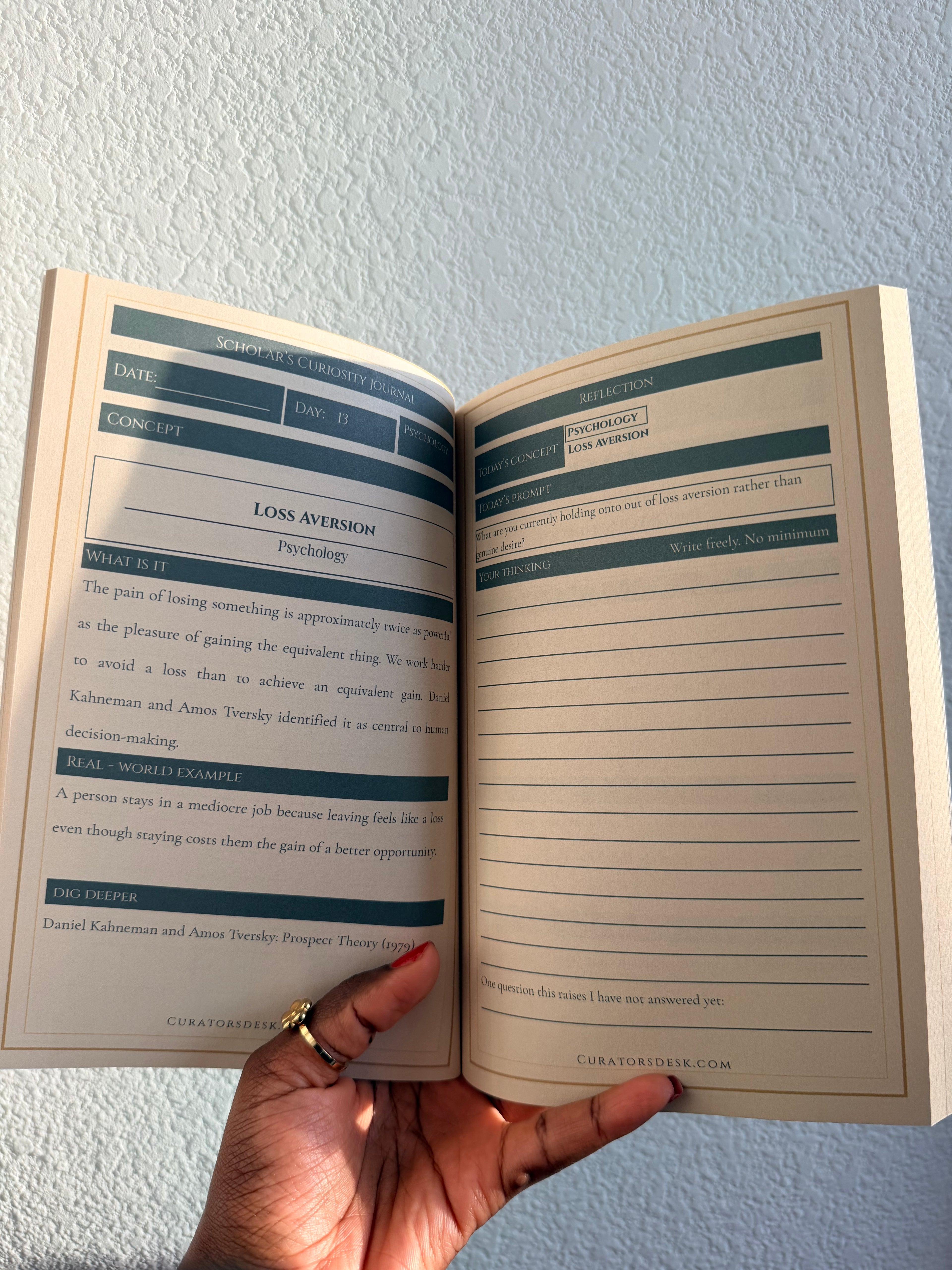 Scholar’s Curiosity Journal — 90 Concepts Across 5 Disciplines