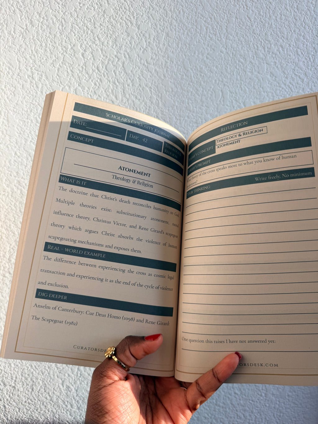 Scholar’s Curiosity Journal — 90 Concepts Across 5 Disciplines