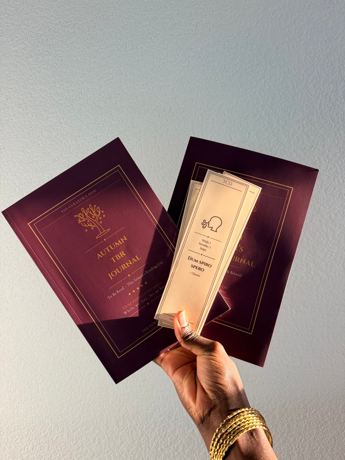 Scholar’s Autumn Collection — Reading Journal + TBR Journal + Bookmark Set