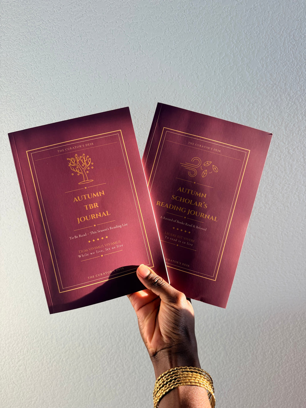 Scholar’s Autumn Collection — Reading Journal + TBR Journal + Bookmark Set