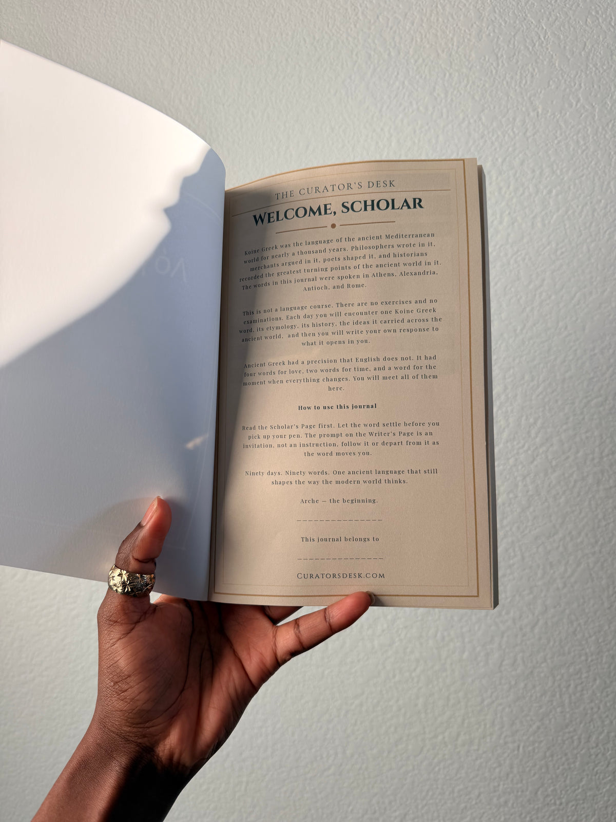 Scholar’s Koine Greek Reflection Journal — 90-Day New Testament Language Study