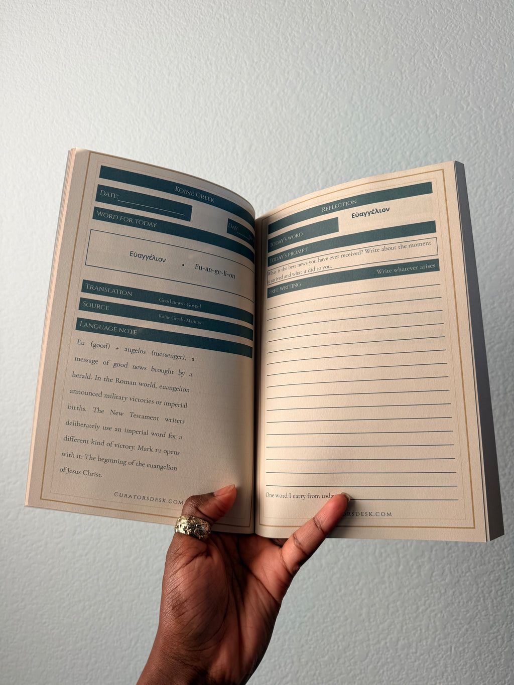 Scholar’s Koine Greek Reflection Journal — 90-Day New Testament Language Study