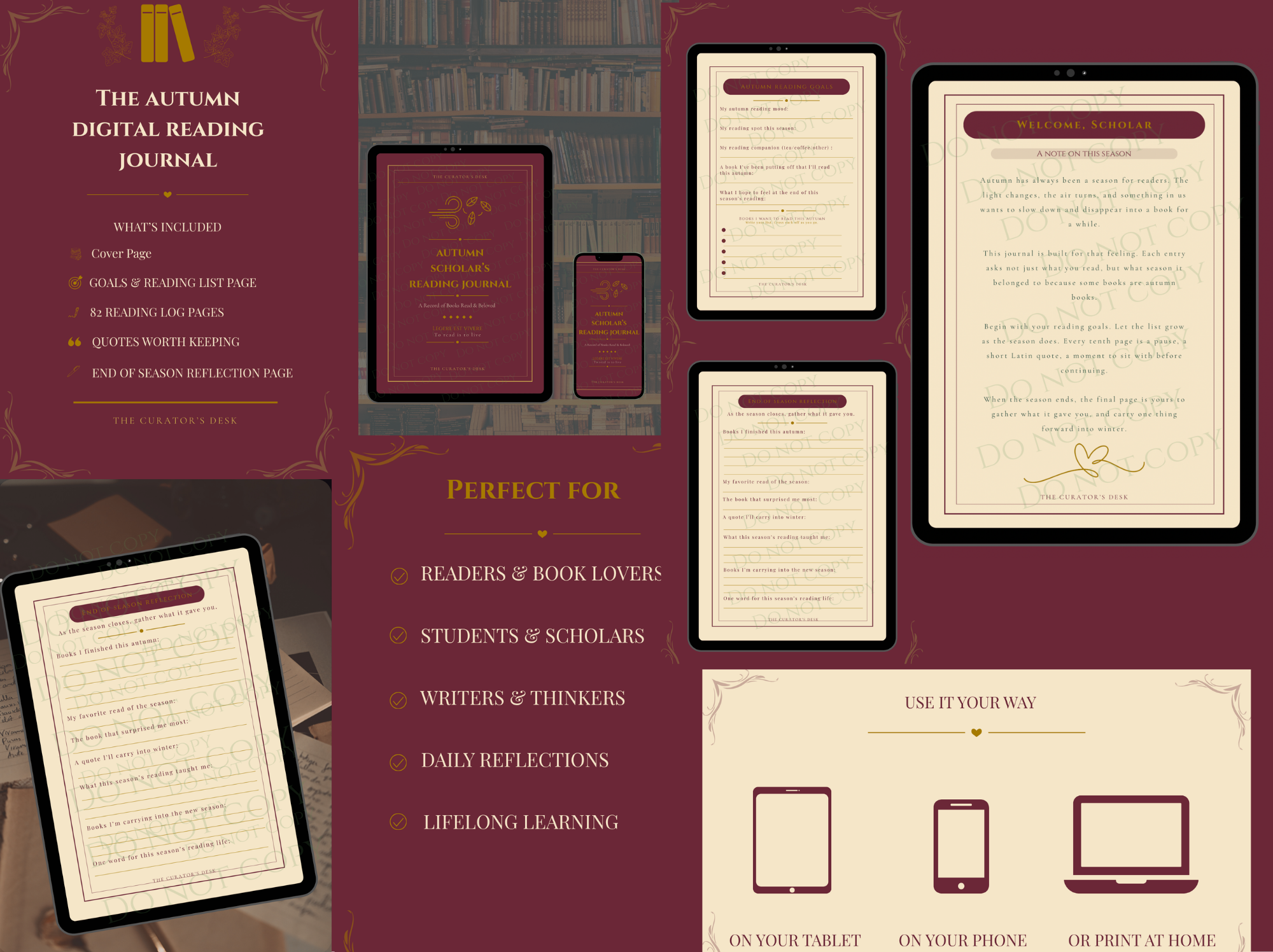 Autumn Scholar’s Reading Journal