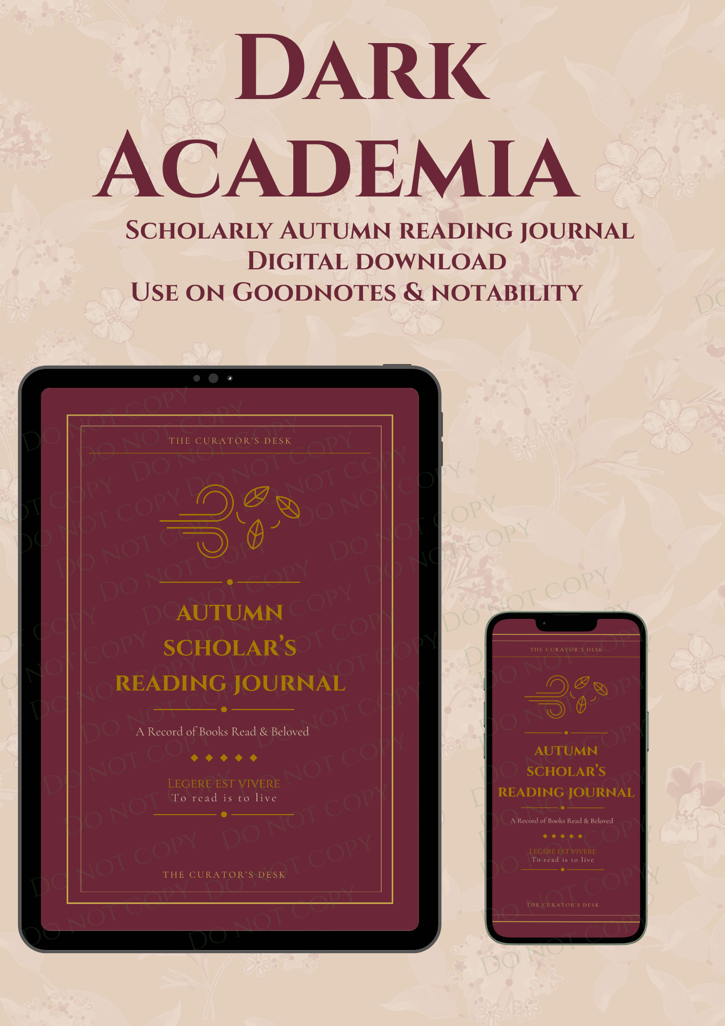 Autumn Scholar’s Reading Journal