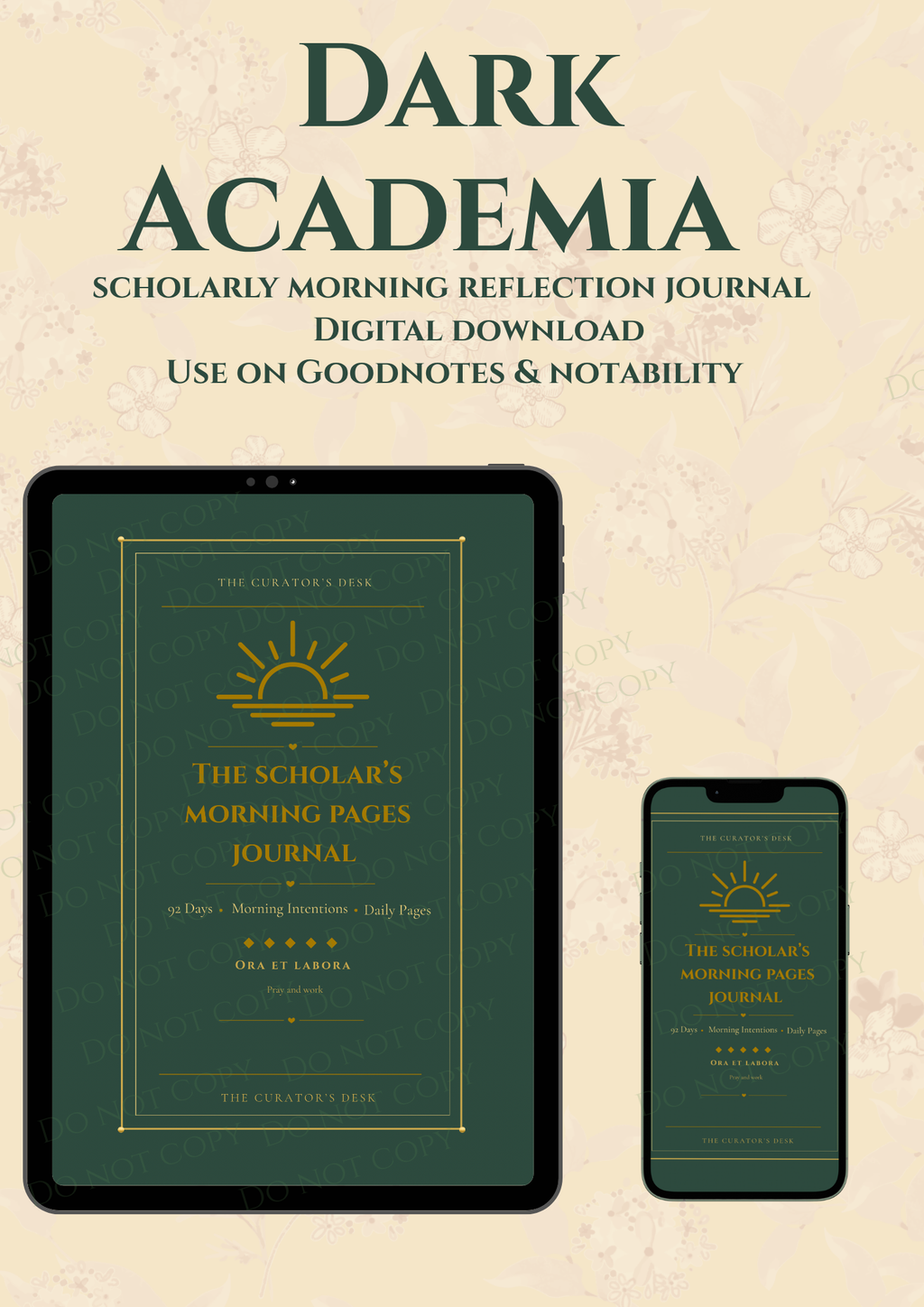 Scholar’s Morning Reflection Journal
