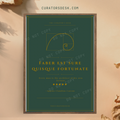 Faber Est Suae Quisque Fortunae — Latin Quote Print