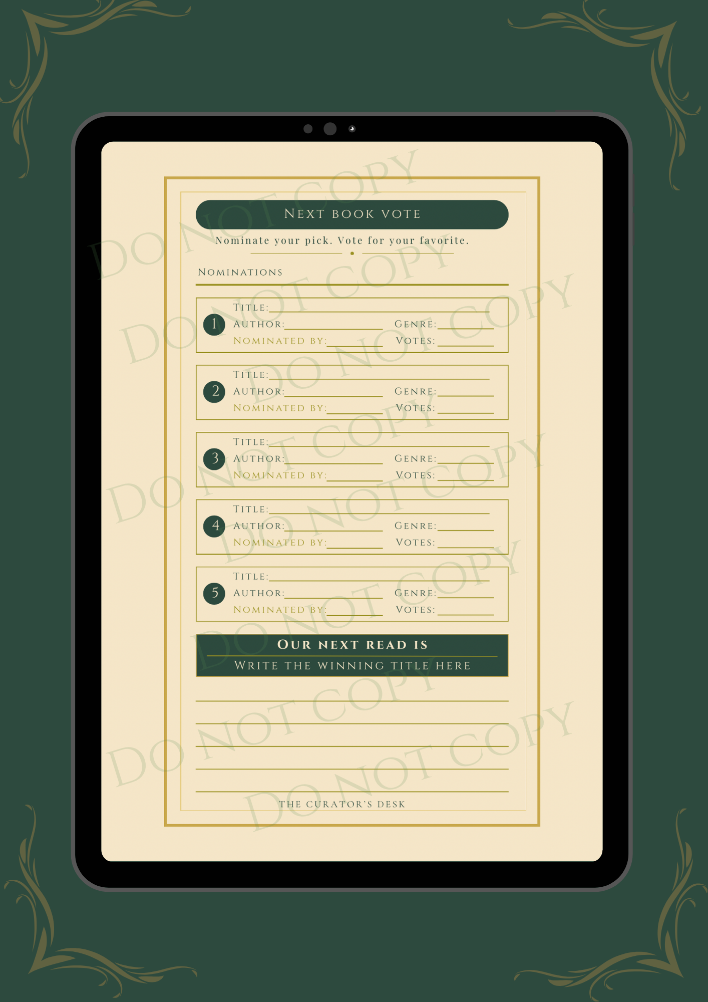Scholar’s Book Club Kit