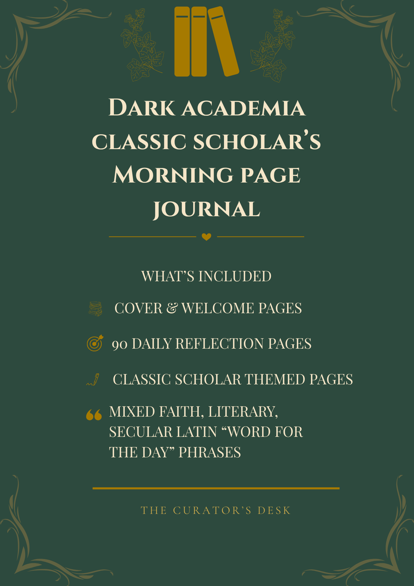 Scholar’s Morning Reflection Journal