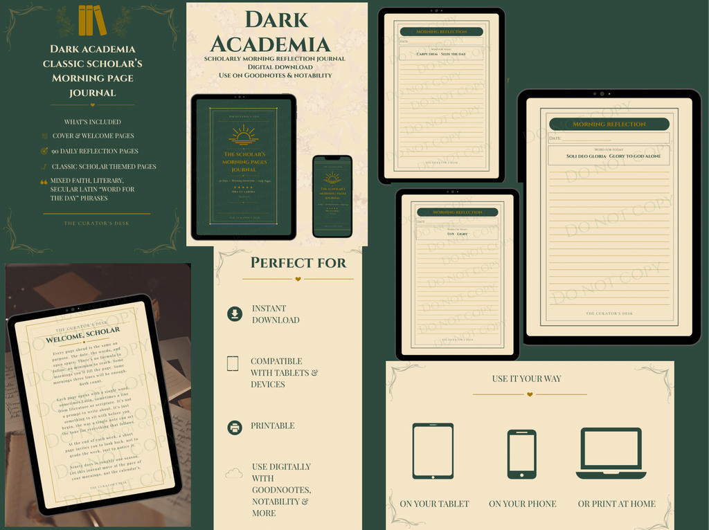 Scholar’s Morning Reflection Journal