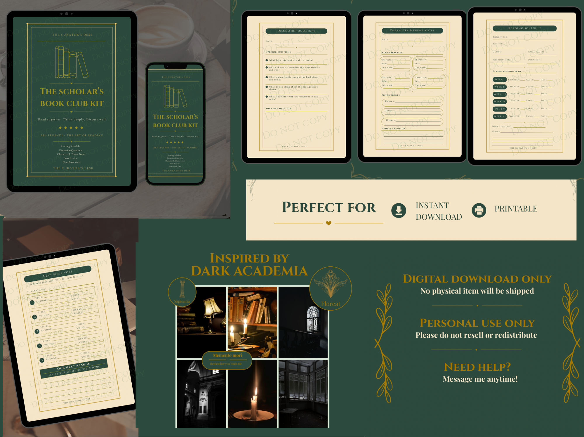 Scholar’s Book Club Kit